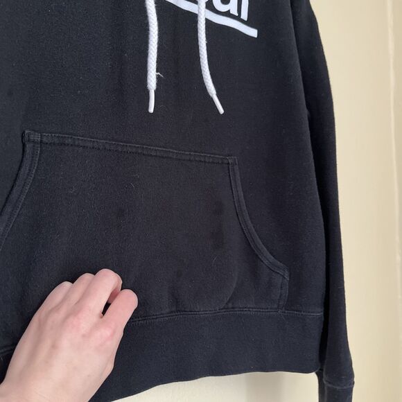 MYTHICAL The Minimalist Hoodie GMM Good Morning, Black/White- Size XS - Picture 4 of 6